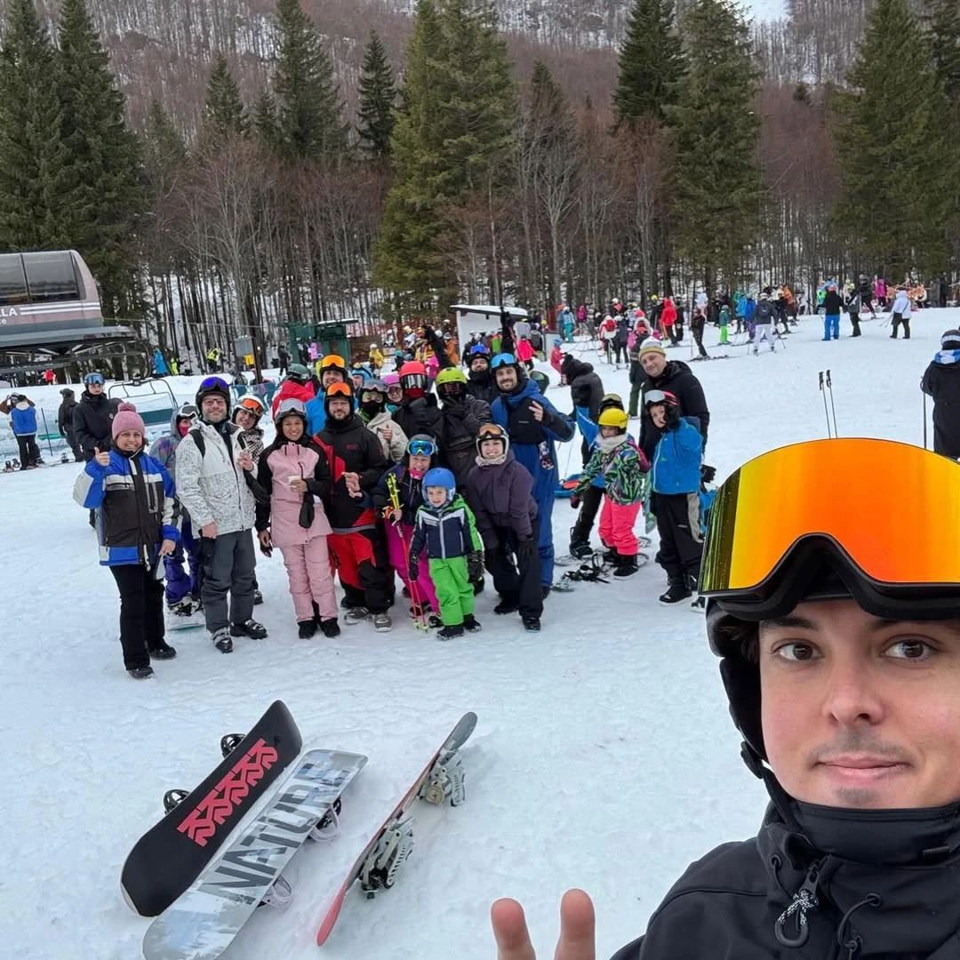 Snow camp Andalo: gruppo King Kendze sulla neve